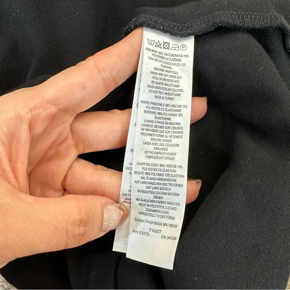 French Connection Black Viven Paneled Dress - Picture 6 of 9